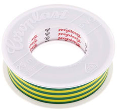 Electrical Insulation Tape VDE-tested 25mm/25m Green/Yellow