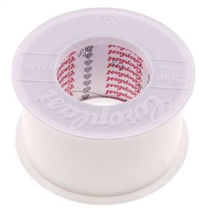 Electrical Insulation Tape VDE-tested 50mm/25m White