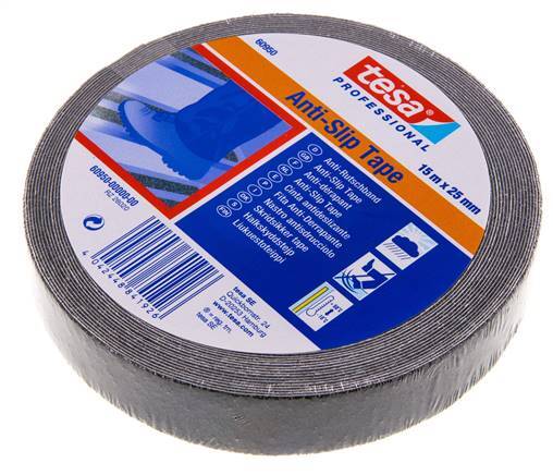 Anti-slip Adhesive Tape 25mm/15m Black