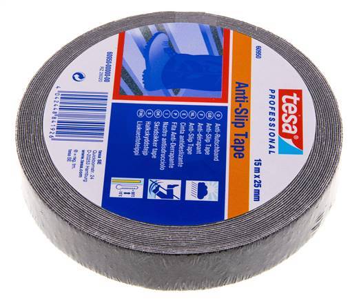 Anti-slip Adhesive Tape 25mm/15m Black