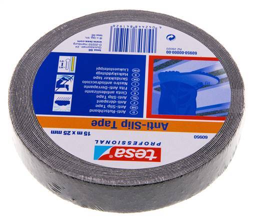 Anti-slip Adhesive Tape 25mm/15m Black