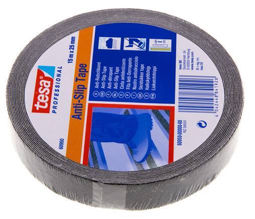 Anti-slip Adhesive Tape 25mm/15m Black