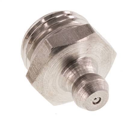 Straight Hydraulic Grease Nipple Stainless Steel R 1/4 inch DIN 71412