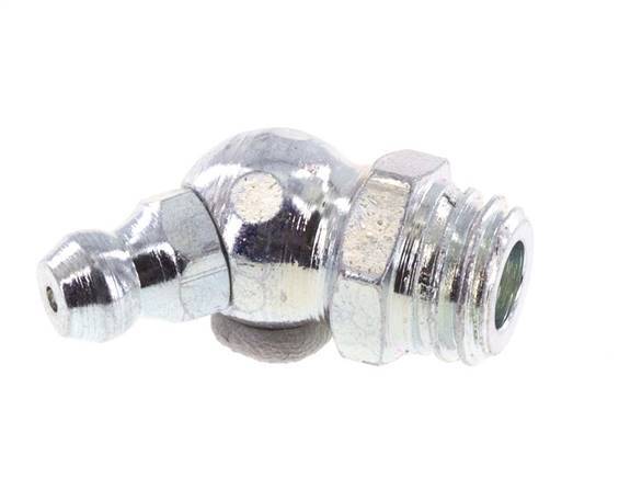 Angled Hydraulic Grease Nipple Steel M10x1.5 DIN 71412 [5 Pieces]
