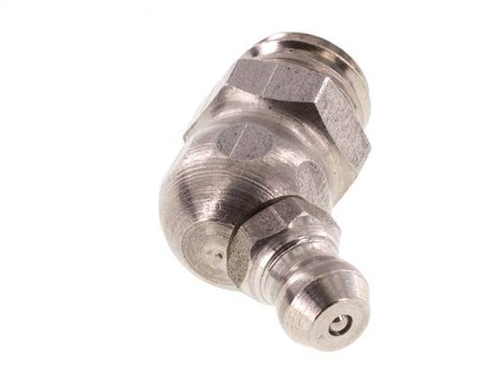 Angled Hydraulic Grease Nipple Stainless Steel M10x1.5 DIN 71412