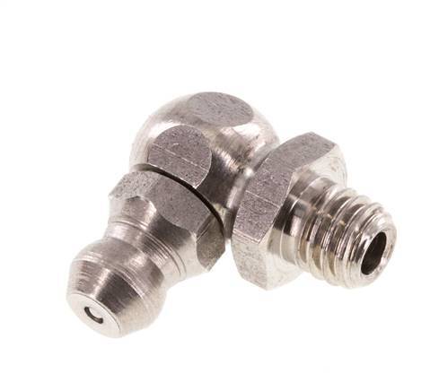 Right-angled Hydraulic Grease Nipple Stainless Steel M6x1 DIN 71412