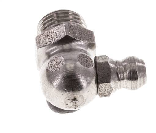 Right-angled Hydraulic Grease Nipple Stainless Steel R 1/8 inch DIN 71412