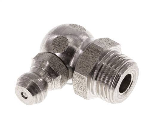 Right-angled Hydraulic Grease Nipple Stainless Steel R 1/8 inch DIN 71412