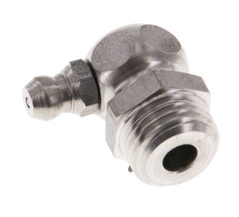 Right-angled Hydraulic Grease Nipple Stainless Steel R 1/4 inch DIN 71412
