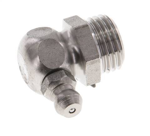 Right-angled Hydraulic Grease Nipple Stainless Steel R 1/4 inch DIN 71412