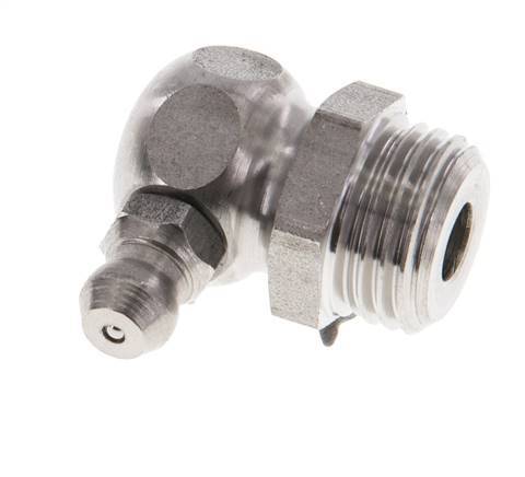 Right-angled Hydraulic Grease Nipple Stainless Steel R 1/4 inch DIN 71412