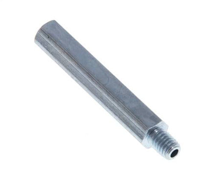 Steel Male/Female M6x1 Grease Nipple Extension 53mm