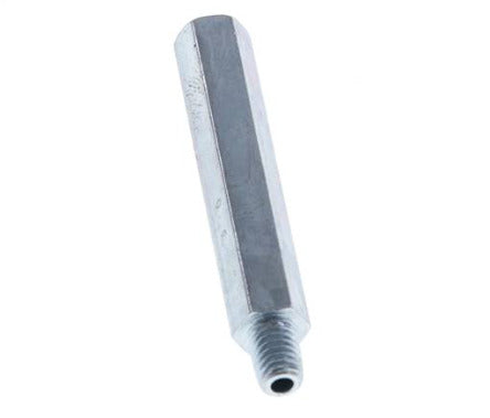 Steel Male/Female M6x1 Grease Nipple Extension 53mm