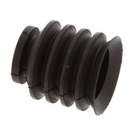 20mm Bellows CR Black Vacuum Suction Cup Stroke 16mm