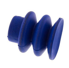 30mm Bellows PUR Blue Vacuum Suction Cup Stroke 13mm