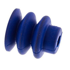 30mm Bellows PUR Blue Vacuum Suction Cup Stroke 13mm