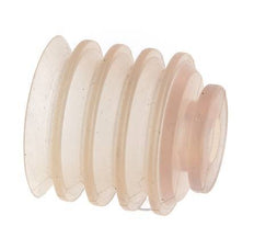 30mm Bellows Silicone Clear Vacuum Suction Cup Stroke 21mm