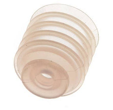30mm Bellows Silicone Clear Vacuum Suction Cup Stroke 21mm