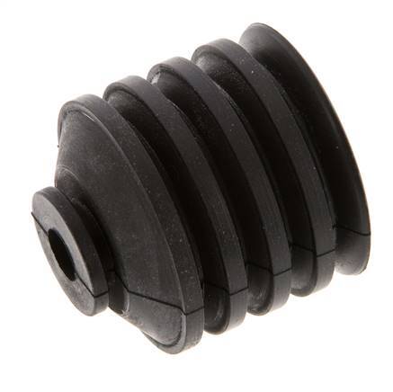 40mm Bellows CR Black Vacuum Suction Cup Stroke 20mm
