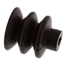 40mm Bellows NBR Black Vacuum Suction Cup Stroke 20mm