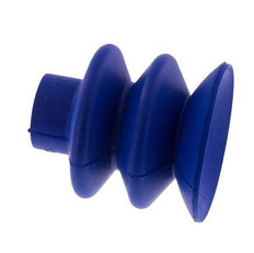 40mm Bellows PUR Blue Vacuum Suction Cup Stroke 20mm