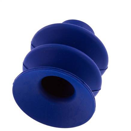 40mm Bellows PUR Blue Vacuum Suction Cup Stroke 20mm