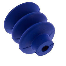 40mm Bellows PUR Blue Vacuum Suction Cup Stroke 20mm