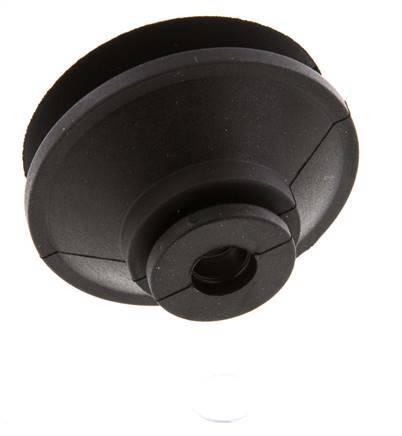 42mm Bellows CR Black Vacuum Suction Cup Stroke 9mm