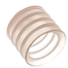 50mm Bellows Silicone Clear Vacuum Suction Cup Stroke 30mm