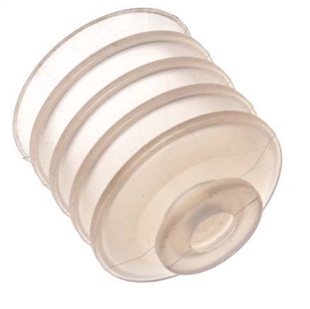 50mm Bellows Silicone Clear Vacuum Suction Cup Stroke 30mm