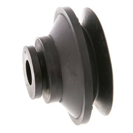 52mm Bellows CR Black Vacuum Suction Cup Stroke 12mm