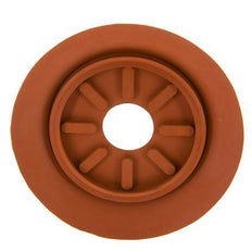 100mm Flat SBR Reddish brown Vacuum Suction Cup G 1/4 inch Female Stroke 6mm Thin Lips