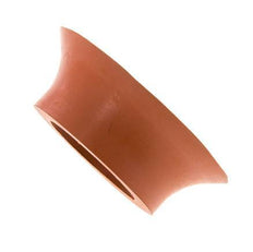 100mm Flat SBR Reddish brown Vacuum Suction Cup G 1/4 inch Female Stroke 6mm Thin Lips