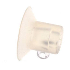 17mm Flat Silicone Clear Vacuum Suction Cup Stroke 2mm