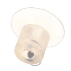 17mm Flat Silicone Clear Vacuum Suction Cup Stroke 2mm