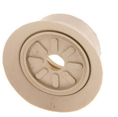 70mm Flat NR Beige Vacuum Suction Cup G 1/4 inch Female Stroke 6mm Thin Lips