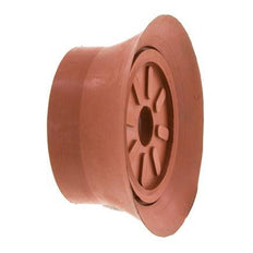 70mm Flat SBR Reddish brown Vacuum Suction Cup G 1/4 inch Female Stroke 6mm Thin Lips