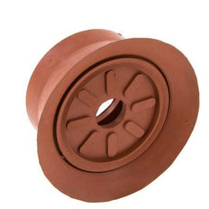 70mm Flat SBR Reddish brown Vacuum Suction Cup G 1/4 inch Female Stroke 6mm Thin Lips