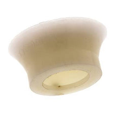 70mm Flat Silicone Clear Vacuum Suction Cup G 1/4 inch Female Stroke 6mm Thin Lips