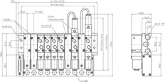 6x Multipole-Connector YPC SF2000 Valves 24VDC