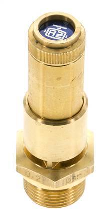 G 3/4'' Brass Pre-Set Safety Valve 0.3 bar (4.35 psi) DN 10