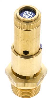 G 3/4'' Brass Pre-Set Safety Valve 0.3 bar (4.35 psi) DN 10