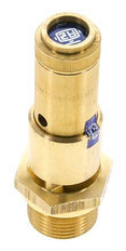 G 3/4'' Brass Pre-Set Safety Valve 0.3 bar (4.35 psi) DN 10