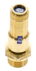 G 3/4'' Brass Pre-Set Safety Valve 0.4 bar (5.8 psi) DN 10