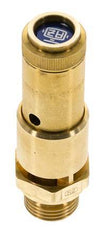 G 1/2'' Brass Pre-Set Safety Valve 0.7 bar (10.15 psi) DN 10