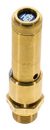 G 1/2'' Brass Pre-Set Safety Valve 12 bar (174.05 psi) DN 10