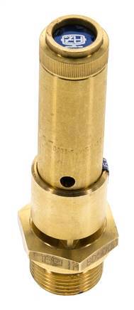 G 3/4'' Brass Pre-Set Safety Valve 12.8 bar (185.65 psi) DN 10