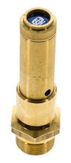 G 3/4'' Brass Pre-Set Safety Valve 13.5 bar (195.8 psi) DN 10