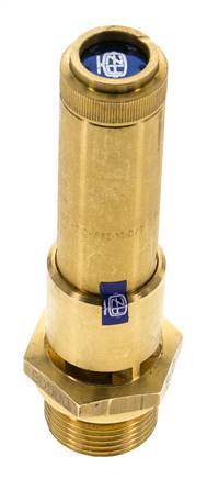G 3/4'' Brass Pre-Set Safety Valve 13.5 bar (195.8 psi) DN 10