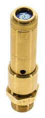 G 1/2'' Brass Pre-Set Safety Valve 18.2 bar (263.97 psi) DN 10
